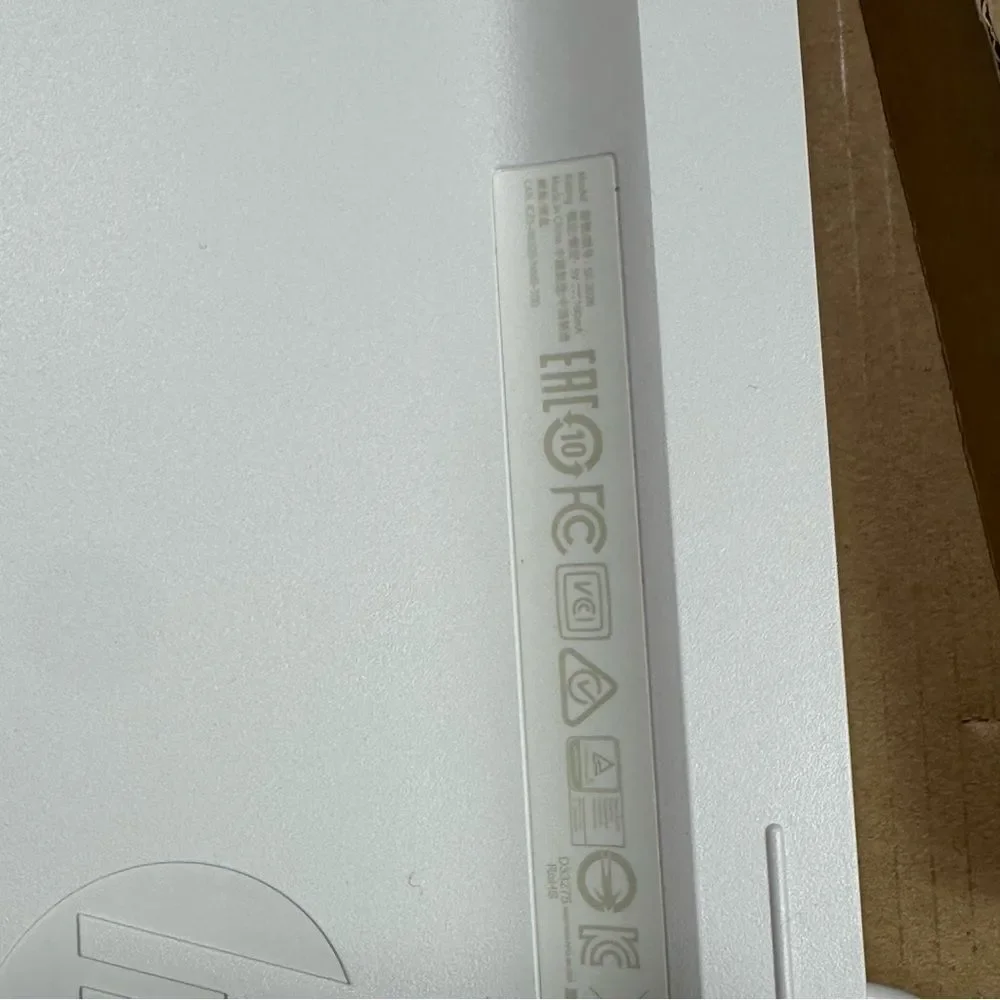 HP white Wired Keyboard